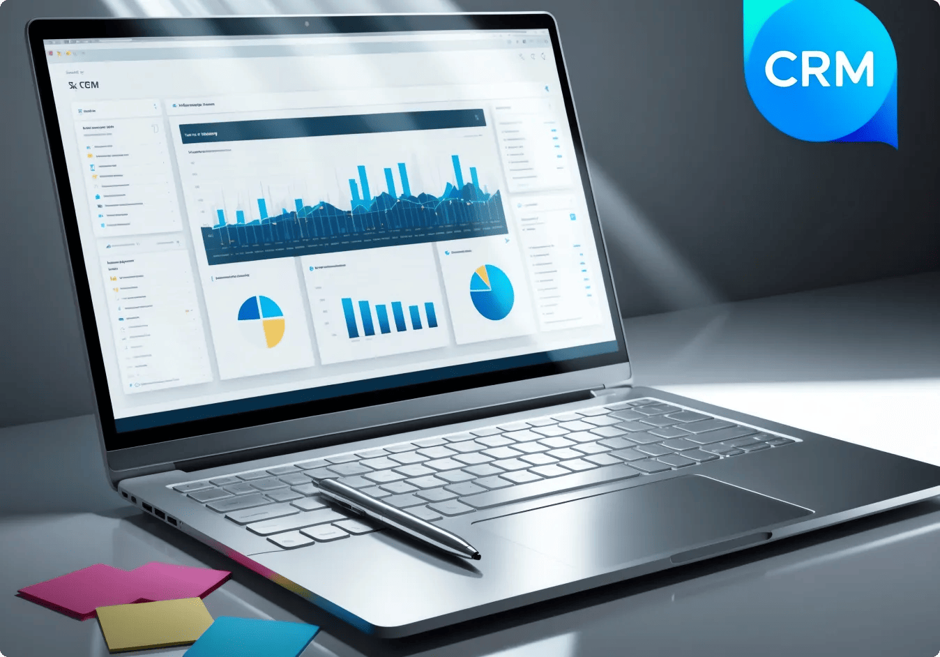 G-tech modern crm dashboard interface 1